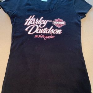 NWOT Harley Davidson Short Sleeve Studded Tee XS